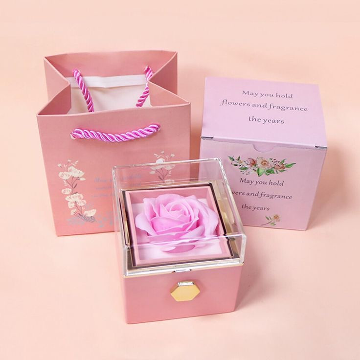 باکس رز چرخان صورتی